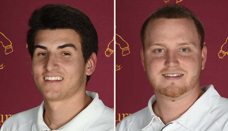Salisbury Seniors Pete Grasso and Jeff Oster Collect CAC Baseball Weekly Awards