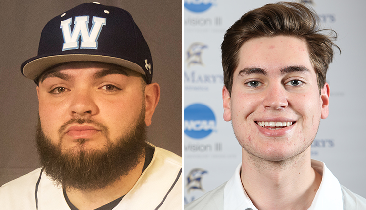 Wesley Senior Chris Seibert and St. Mary's Freshman Will Spanoghe Honored as CAC Baseball Players of the Week