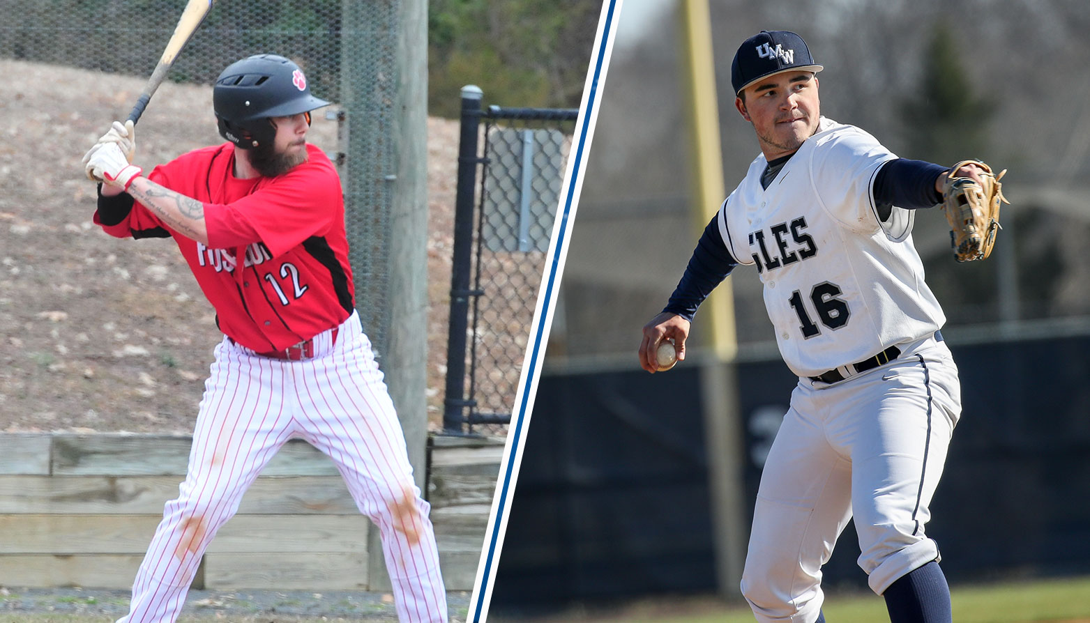 Frostburg State's Tre D'Amico & Mary Washington's Robert Cross Garner CAC Baseball Player of the Week Recognition