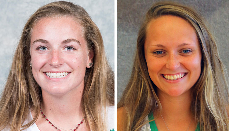 Christopher Newport Freshman Courtney Fiest and York Junior Jennifer Morrissette Named CAC Field Hockey Players of the Week