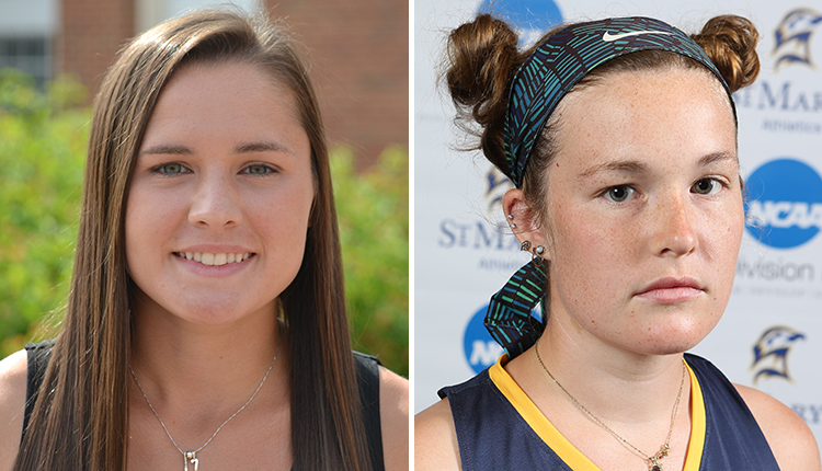 Mary Washington Senior Erin Kaila and St. Mary's Senior Sophie Michel Selected as CAC Field Hockey Players of the Week