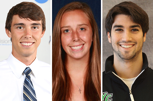 St. Mary's Senior Andrew Gear, Christopher Newport Senior Marlene Lichty and York Sophomore Tyler Hutson Named To Capital One Academic All-America At-Large Team