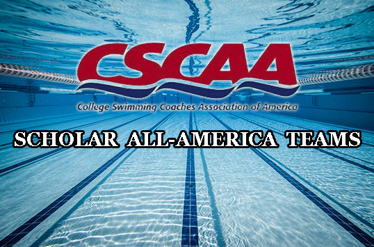 Four CAC Women's & Two Men's Swimming Teams Earn CSCAA Team Scholar All-America Award
