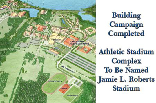 St. Mary's Completes Building Campaign and Names Athletic Stadium Complex