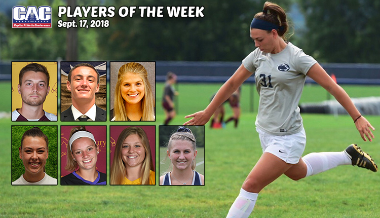 CAC Players of the Week - Sept. 17