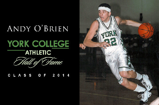 York Men's Basketball All-Time Leading Scorer Andy O'Brien To Be Inducted Into Athletic Hall of Fame
