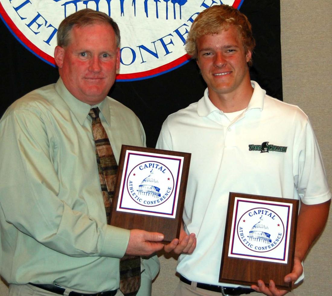 York Freshman Adam Dupler Wins Individual Title, Player of the Year And Rookie Of The Year In Leading Spartans To 2009 CAC Golf Title