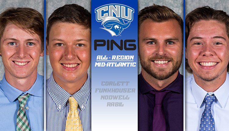 Four Christopher Newport Golfers Named to PING All-Region Team