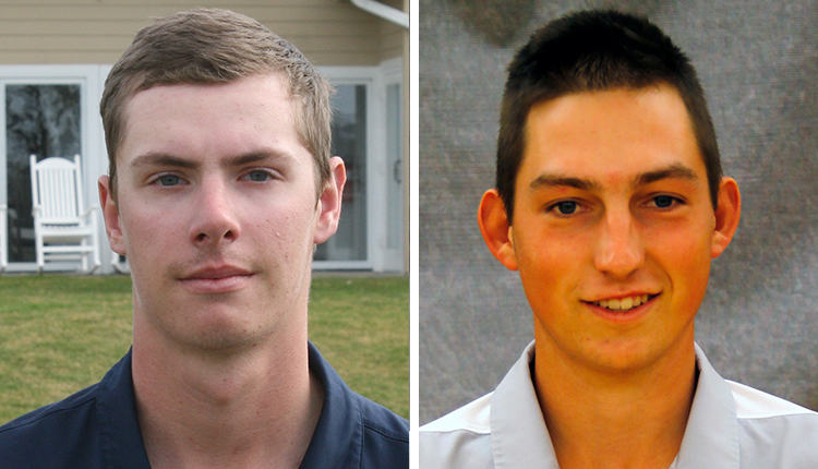 Wesley Senior Tyler Spielberger and York Junior Tyler Newton Selected as CAC Men's Co-Golfers of the Week