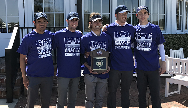 Mary Washington Collects First-Ever CAC Men's Golf Championship; Bonte Wins Individual Crown