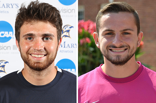St. Mary's Junior Zach Fontenot and Mary Washington Sophomore Matt Spencer Secure CAC Men's Soccer Weekly Honors