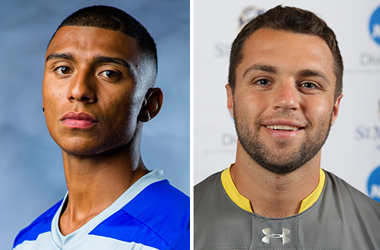 Marymount Sophomore Brandon Orozco and St. Mary's Junior Zack Haussler Named CAC Men's Soccer Players of the Week