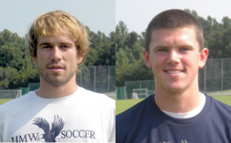 Mary Washington's T.L. Tutor And Blake Weiss Sweep CAC Men's Soccer Weekly Awards