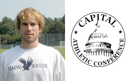 Mary Washington Soph. T.L. Tutor And York Jr. Mike Gill Picked For  CAC Weekly Men's Soccer Awards