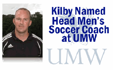 Jason Kilby Named New Head Men's Soccer Coach at Mary Washington