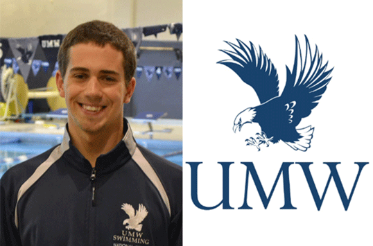 Mary Washington Senior Alex Anderson Earns CAC Men's Swimming Athlete of the Week