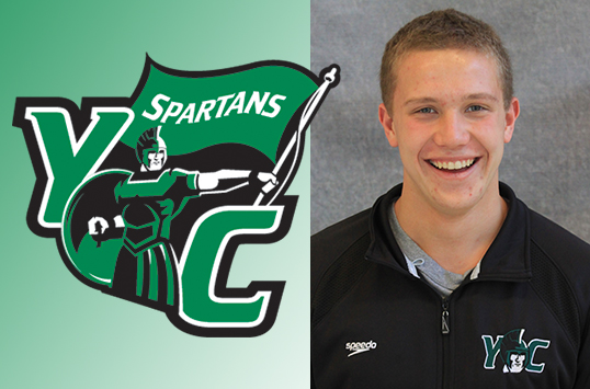 York Sophomore Kyle Walthall Earns CAC Men's Swimming Athlete of the Week Honor