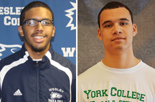 Wesley Freshman Dominic McAnulty and York Sophomore Robert Doster Earn CAC Men's Track & Field Weekly Awards