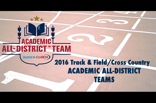 Eight CAC Track & Field/Cross Country Athletes Named CoSIDA Academic All-District
