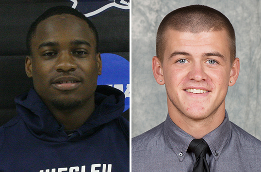 Wesley Freshman Anthony Simpson and Christopher Newport Freshman Jonathan Graham Earn CAC Men's Track & Field Weekly Honors