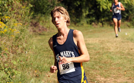 St. Mary's Outbattles York And Mary Washington At Goucher Men's Cross Country Chase