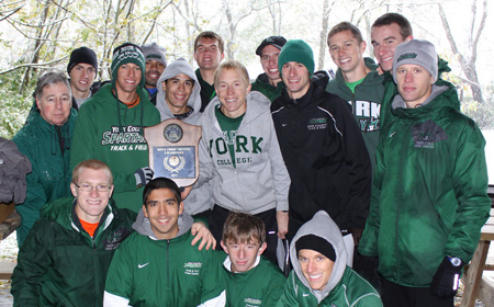 York Sweeps Top Three Places And All Three Awards On The Way To 2011 CAC Men's Cross Country Title