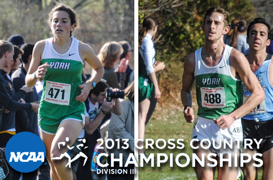 York's Tim Hartung and Jess Miller Earn Bids to Cross Country National Championships