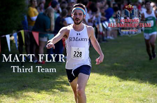 St. Mary's Matt Flyr Named to Academic All-America Men's Track & Field/Cross Country Team
