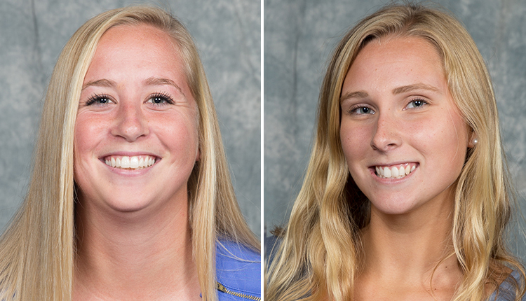 Christopher Newport Senior Leah Andrews and Sophomore Laura Kate Moss Sweep CAC Softball Weekly Accolades