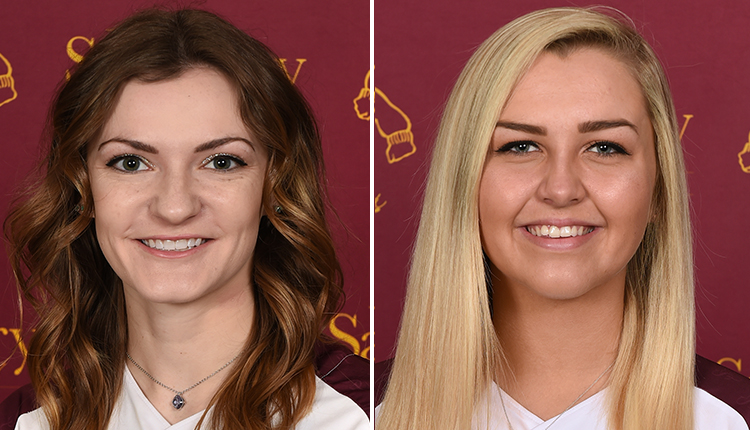 Salisbury Senior LeAnne Collins and Junior Shannon Powell Sweep CAC Softball Weekly Honors