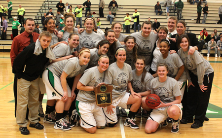 York  Denies Wesley's Second-Half Ralley To Win 2011 CAC Women's Basketball Championship Game, 70-66