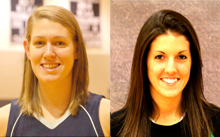 Mary Washington's Katie Wimmer And York's April Sparkman Share The First CAC Women's Basketball Player Of The Week Award In 2011-12 Season