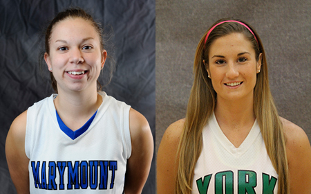 Marymount's Katelyn Fischer And York's Brittany Hicks Named WBCA Honorable Mention All-Americans