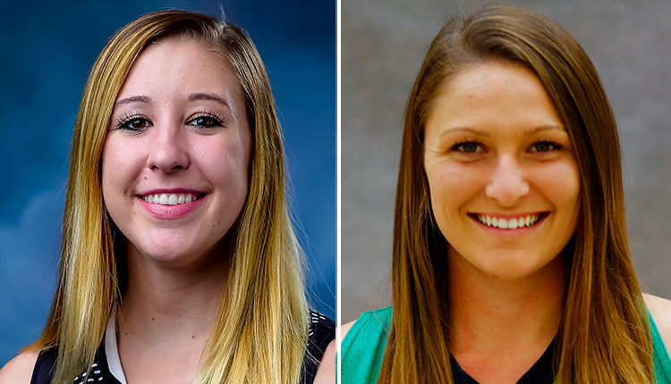 Marymount Sophomore Regan Lohr and York Senior Katie Wagner Honored as CAC Women's Basketball Co-Players of the Week