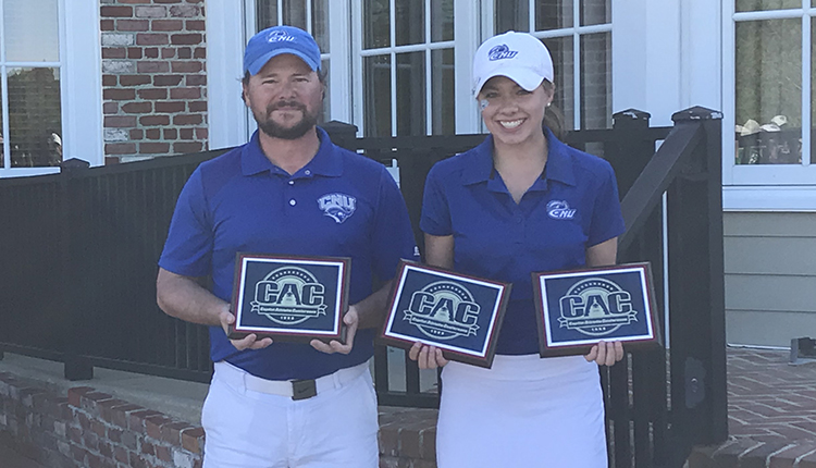 Christopher Newport's Whitehouse, Coleman Highlight All-CAC Women's Golf Team