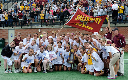 Wheatley, Feusahrens Lead Second-Ranked Salisbury To NCAA Women's Lacrosse Title With 12-5 Win Over Top-Ranked Trinity