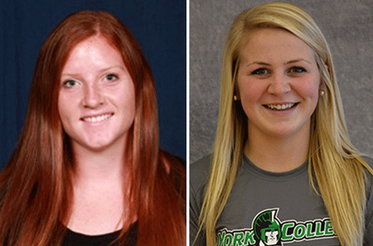 York Senior Erica Mulford and Christopher Newport Senior Emily Johnson Receive CAC Women's Lacrosse Weekly Accolades