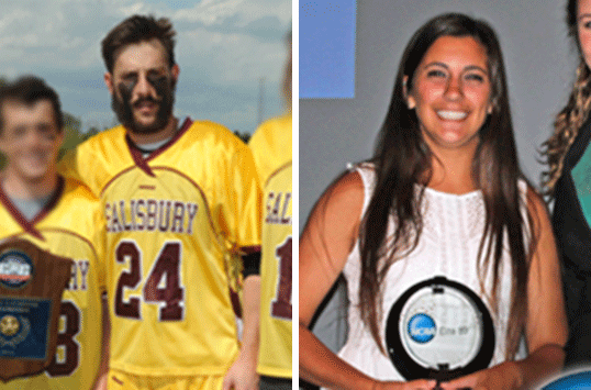 Salisbury Senior Lacrosse Players Anna Sparr and Tim Stone Receive Elite 89 Awards