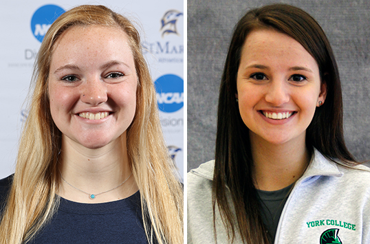 St. Mary's Junior Tori Poffenberger and York Freshman Charlotte Wright Receive CAC Women's Lacrosse Weekly Honors