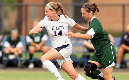 St. Mary's Sophomore Tori Eskay Leads Five CAC Players Onto 2010 NSCAA South Atlantic All-Region Team