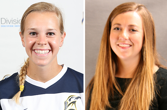 St. Mary's Junior Gillian Sawyer and Southern Virginia Senior Makenzie Cox Honored As CAC Women's Soccer Players of the Week