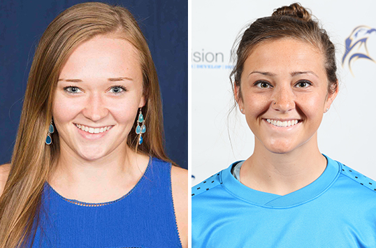 Christopher Newport Sophomore Victoria Perry and St. Mary's Freshman Sydney Larkin Honored as CAC Women's Soccer Players of the Week