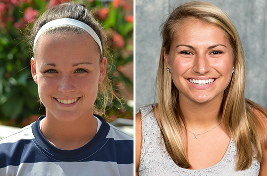 Mary Washington Senior Lizzie Weast and Christopher Newport Sophomore Carly Maglio Named CAC Women's Soccer Players of the Week