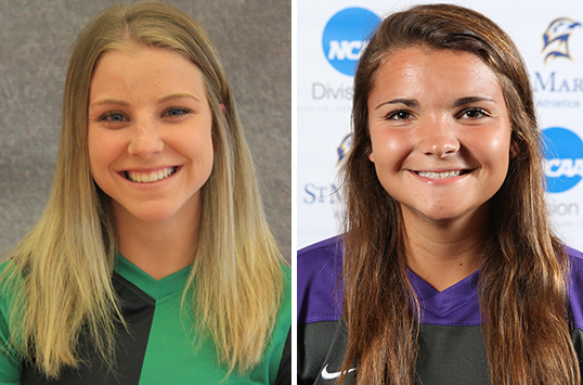 York Sophomore Maxine Herman and St. Mary's Freshman Katie Flores Honored as CAC Women's Soccer Players of the Week