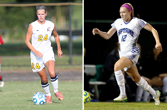 SMC's Gillian Sawyer and CNU's Victoria Perry Named To NSCAA Regional Scholar Team