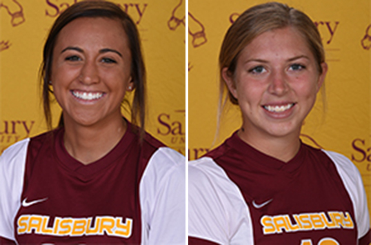 Salisbury Duo of Sophomore Alex Pryor and Senior Tabitha Brown Awarded as CAC Women's Soccer Players of the Week