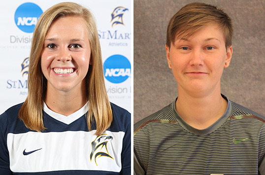 St. Mary's Senior Gillian Sawyer and York Senior Kate Lutte Earn CAC Women's Soccer Players of the Week