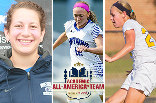 St. Mary's Gillian Sawyer, Christopher Newport's Victoria Perry and Wesley's Natalie Trujillo Named CoSIDA Academic All-District