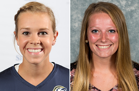 St. Mary's Senior Gillian Sawyer and Christopher Newport Freshman Keiley McCarthy Tabbed as CAC Women's Soccer Players of the Week
