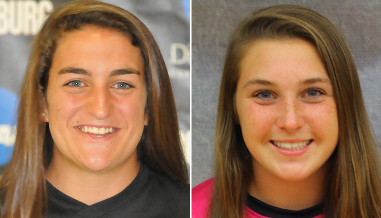 Frostburg State Sophomore Brooke Shehade and York Freshman Jess Wieber Earn CAC Women's Soccer Weekly Honors